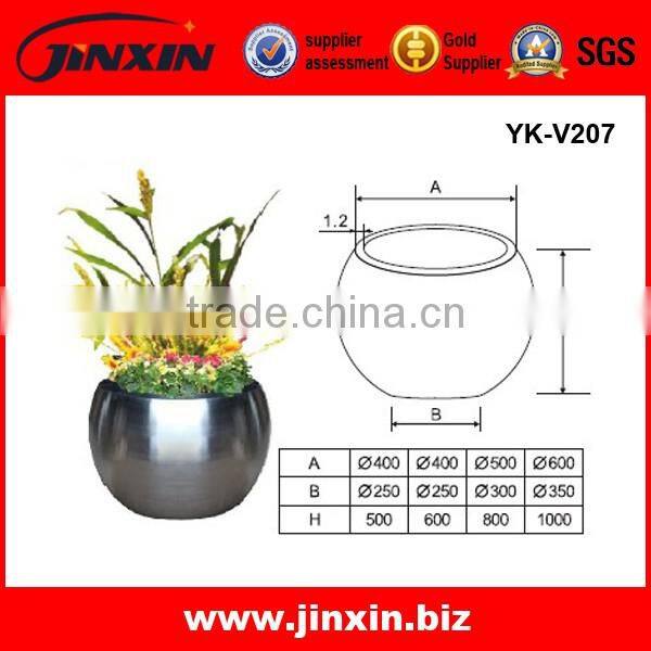 JINXIN Decorative Polished Stainless Steel Flower Vase