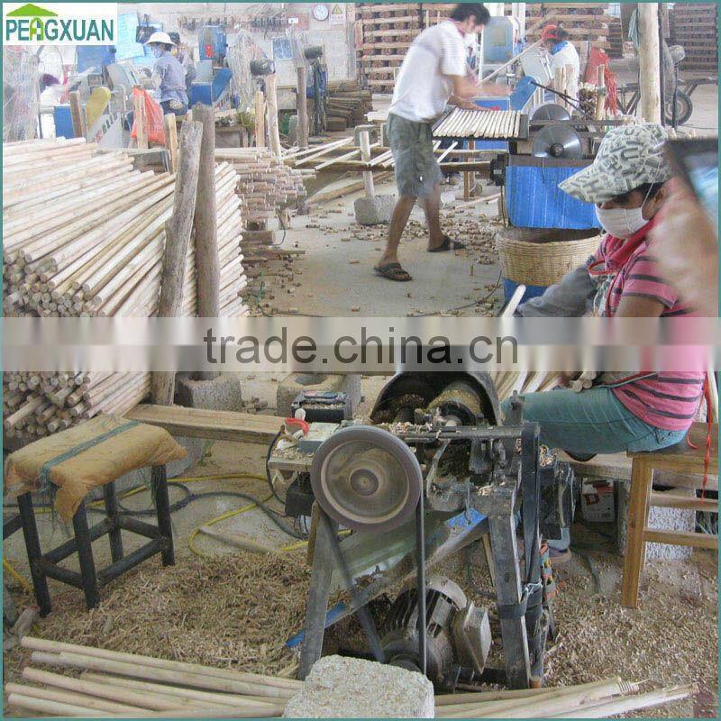 Varnished Wooden Rake Handle