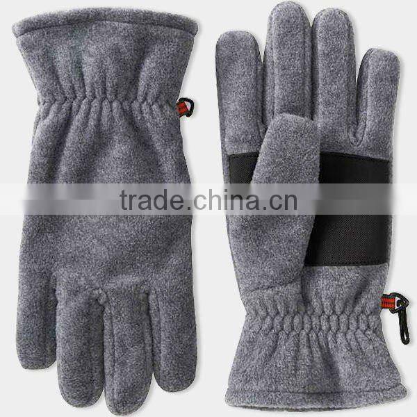 Warm winter fleece glove for women