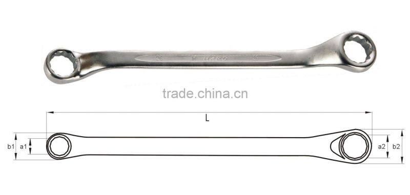 8PCS Double Offset Ring Wrench Set