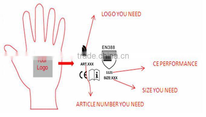 DDSAFETY Red cow split welding gloves with Full palm and lining