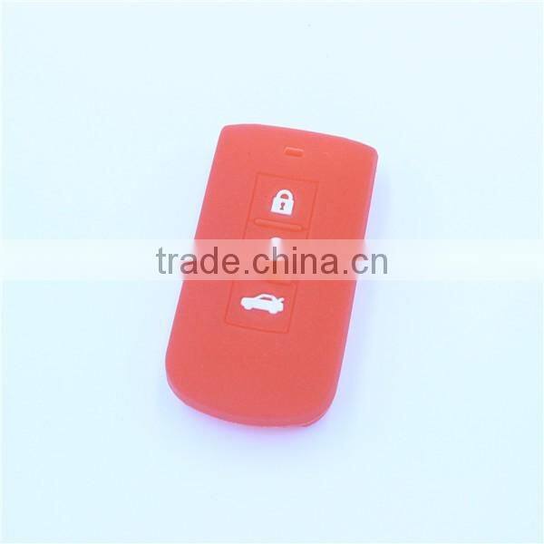 SILICONE CAR KEY COVER CASE, KEY JACKET for MITSUBISHI ASX LANCER SPORT OUTLANDER