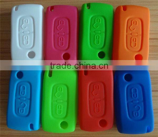 Silicone car key covers for Audi with single color