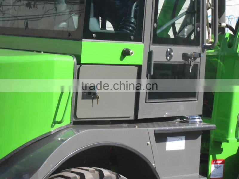 new type huizhong ZL-12 small wheel loader for sale HZM912 with bigger cabin space