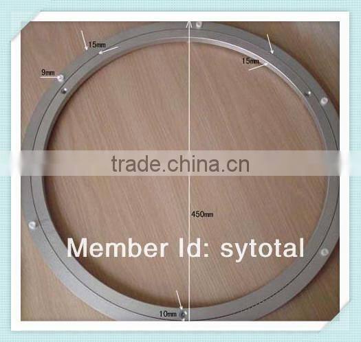 Aluminium lazy susan bearing, diameter from 90mm~990mm with high quality and cheap price made in china