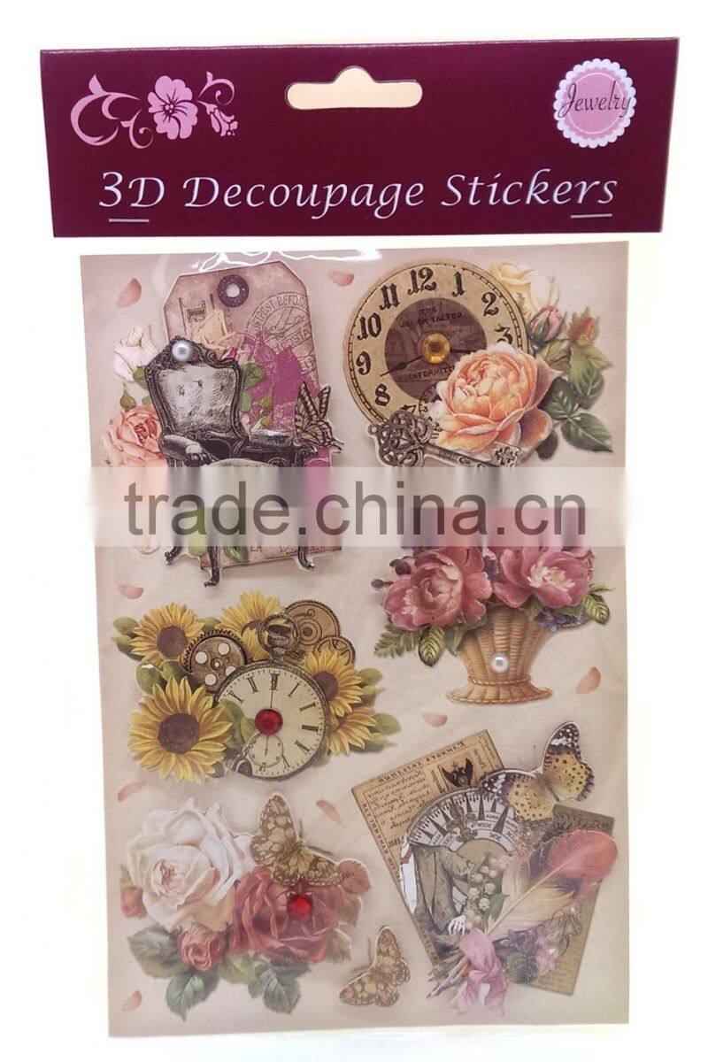 Epoxy Ribbon Sticker, Classical Epoxy Ribbon Sticker, Grace Foil Sticker