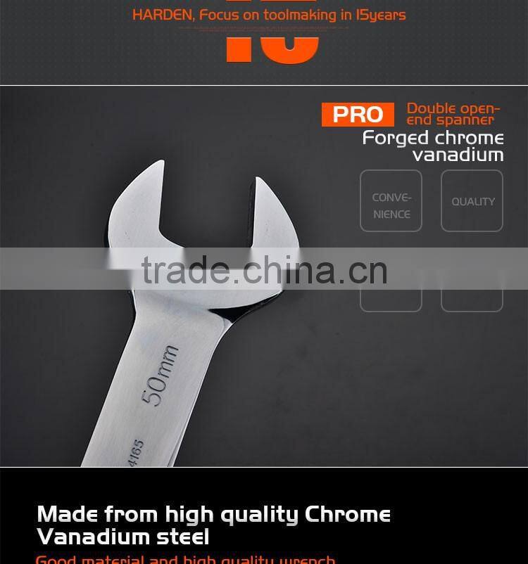flexible combination wrench Cr-v open end mirror polished spanner wrench set