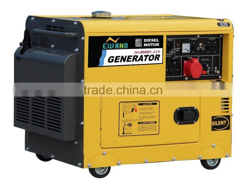 5KW Air-cooled Electric start Three phase diesel generator