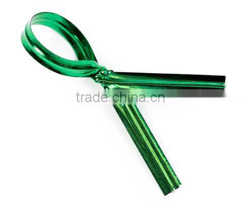 food packaging plastic single metal wire twist ties