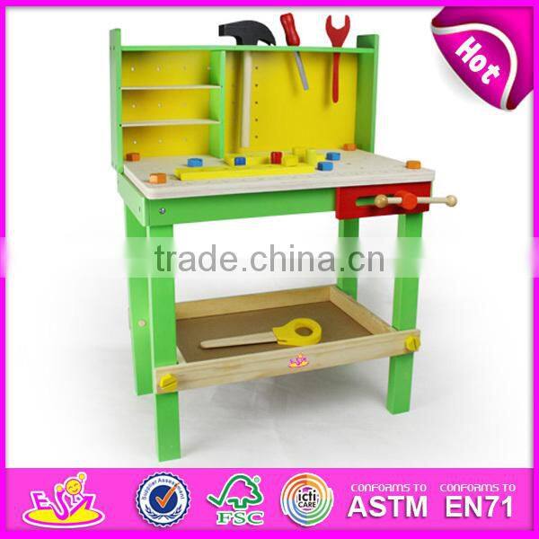 2016 hot sale baby wooden kitchen tool toy,top fashion kids wooden kitchen tool toy W03D034