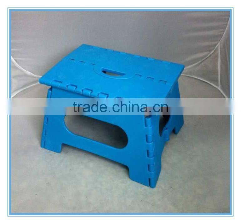 Multi-functional household blue folding step stool