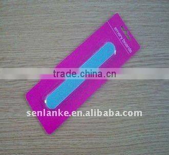 silvery shinning stripe nail file