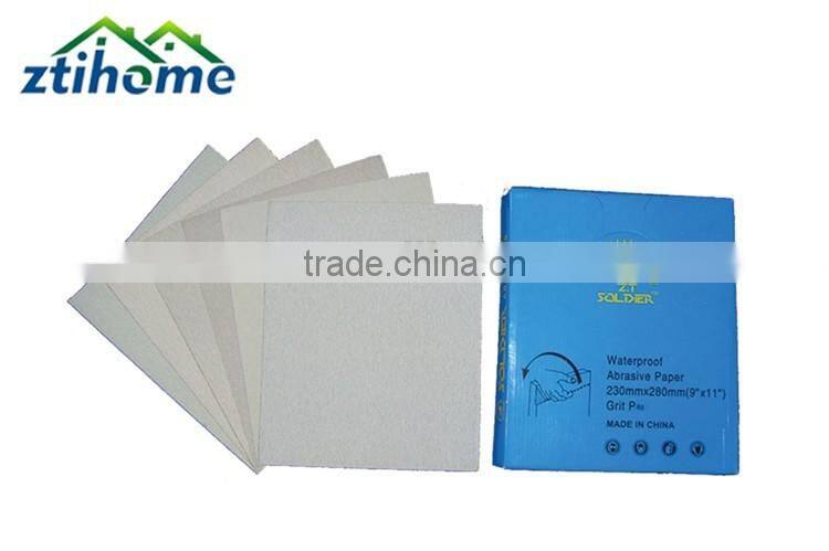 Soldier brand aluminum oxide red abrasvie sand paper