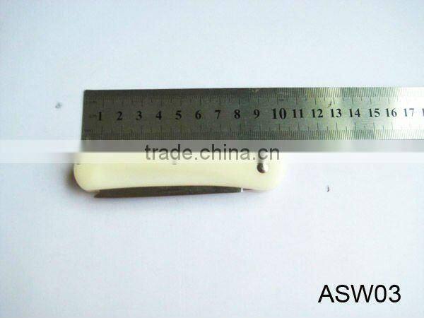 red colour fruit knife with PP cover