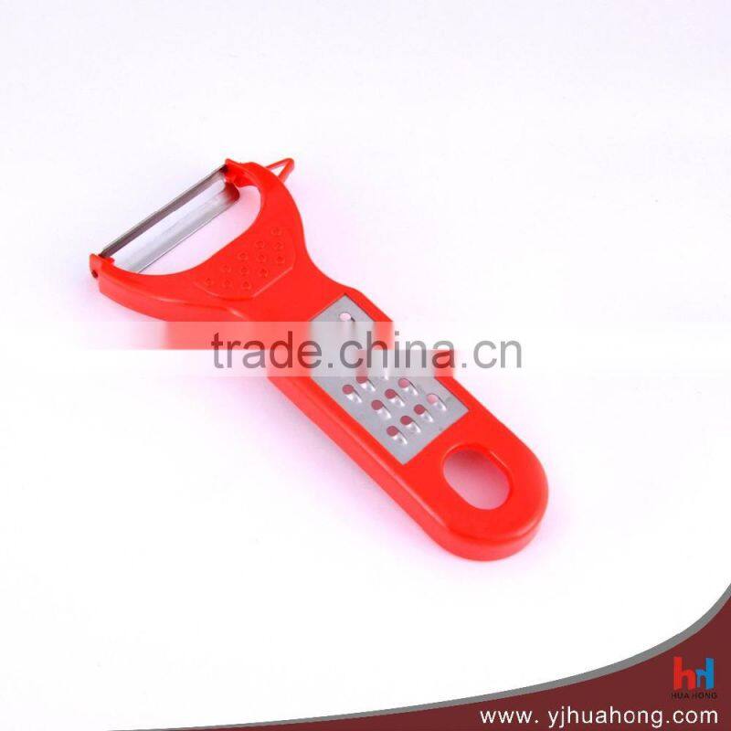 Plastic handle potato and fruit peeler,stainless steel vegetable peeler (HPL-14)