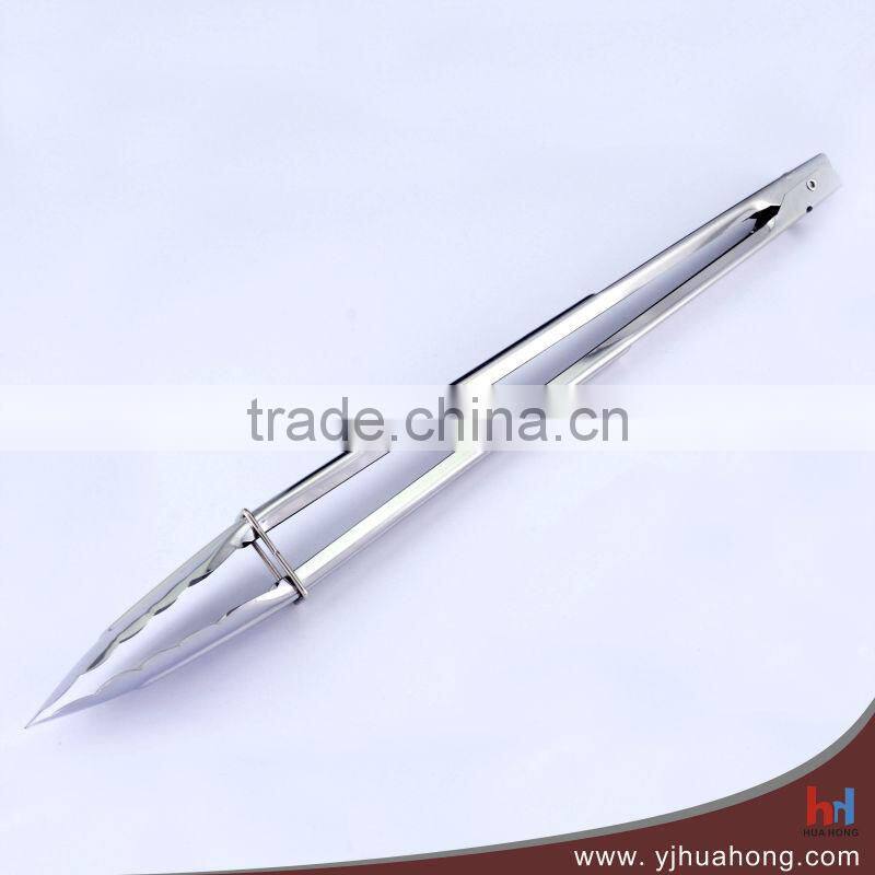 14" Stainless Steel Food Grade Serving BBQ Tongs HFT-SS01B