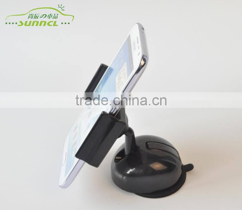 2015 Mini Portable Mobile Phone Car Holder with Bright ABS Surface for iPhone 6 , 6+ , 5s , Samsung Galaxy Note 4 , 3