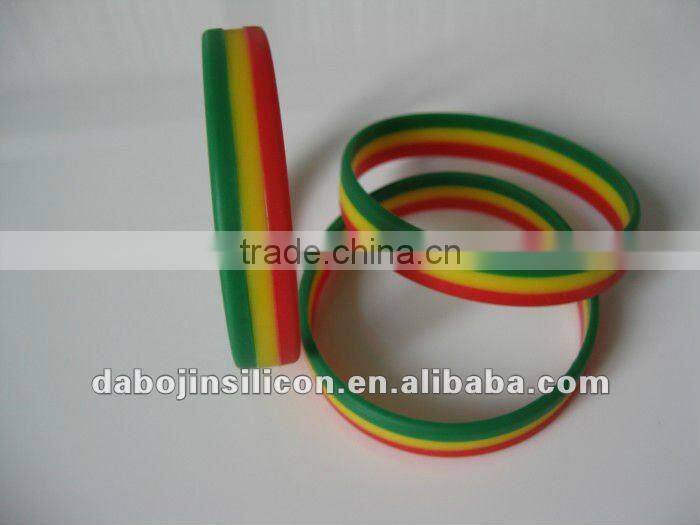 Ghana flag silicone bracelet national day promotional goods