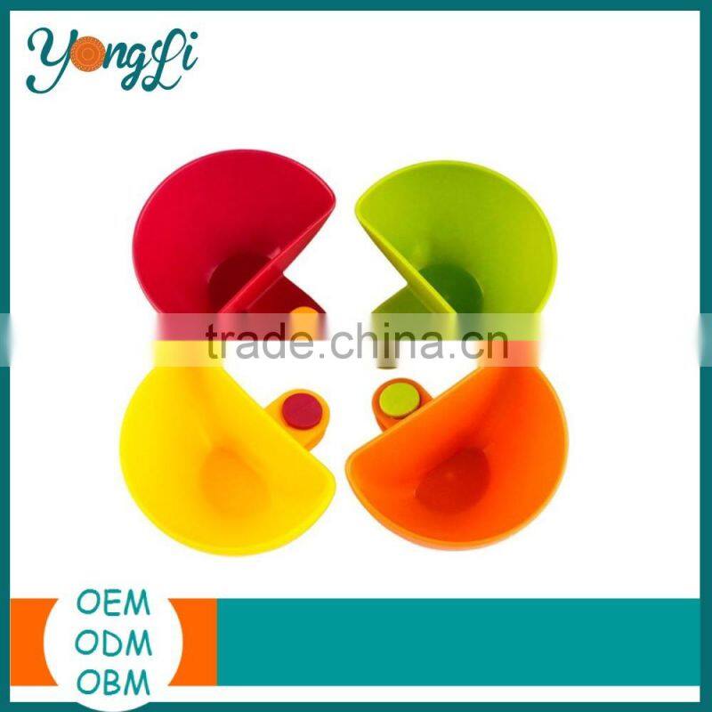 New Style Multifunction Mix Color Silicone Kitchen Seasoning Sauce Dessert Dishes