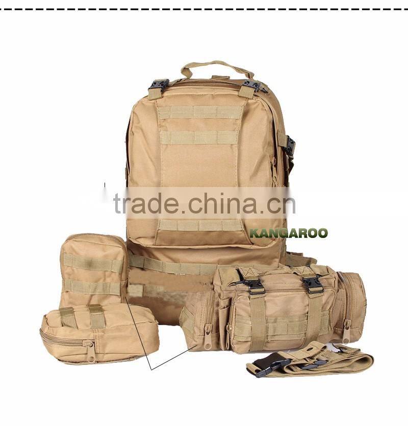 Canvas Camping Camouflage Backpack Bag