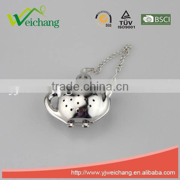 WCJ1077 Good quality Hot sale Stainless Steel Mesh Tea Ball Tea Infuser Tea Strainer Fun Shape