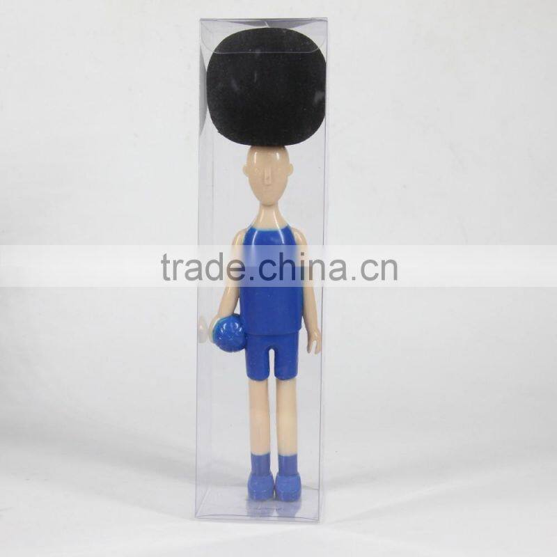 human shape handle brush