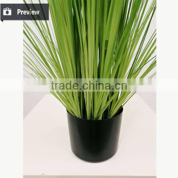 Wholesale Nearly Nature Artificial Grass 130cm Potted Onion Grass with Wheat Spray Bonsai Plants for Indoor Decoration