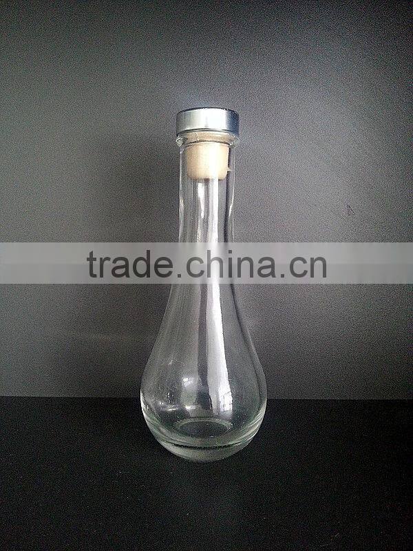 Glass bottle for fragrance oil reed diffuser