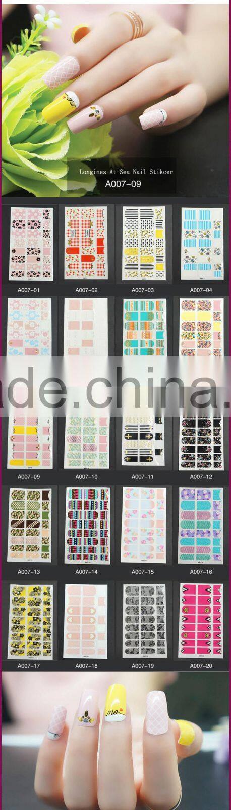 New Air Latest Popular Colorful Nail Product Various Nail Sticker