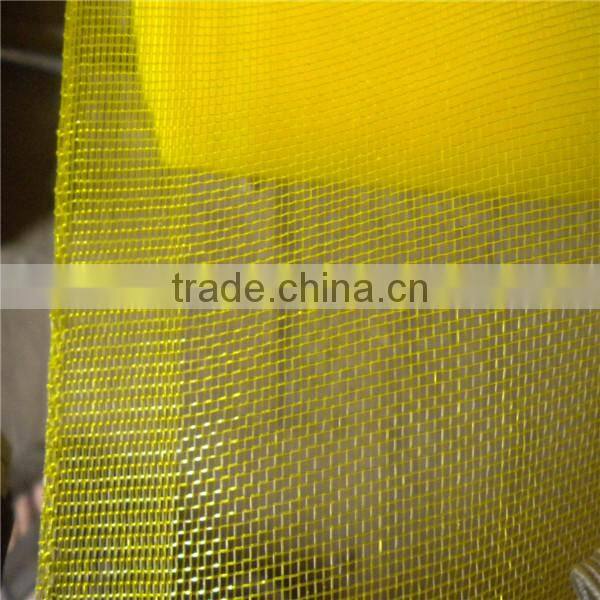 plaine weave plastic decorative window screen 14*30mesh