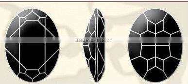 wholesale crystal point back loose jewelry stone