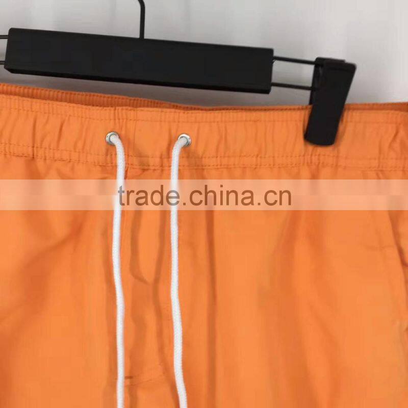 Men stocklots cheap orange beach shorts