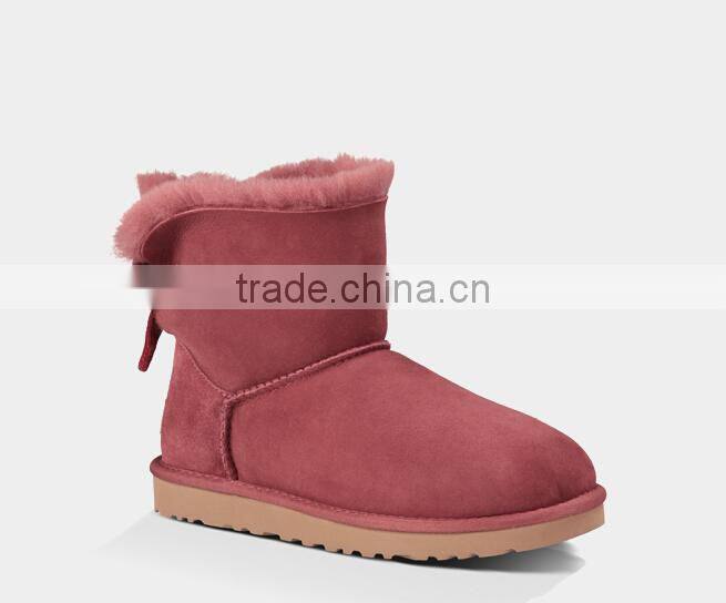 High quality TPR sole faux fur warm snow boots