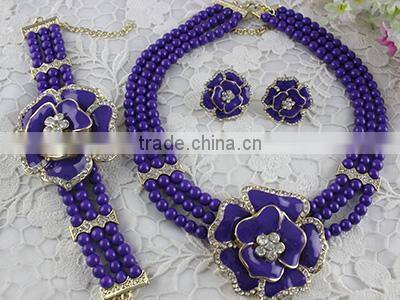 Bestway African Big Beads jewelry Fashionable Party Jewelry Sets