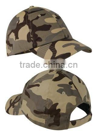 100% Washed Cotton Twill Low Profile Camouflage Caps Custom Printed Military Camo Baseball Caps Blank Desert Camo Baseball Caps