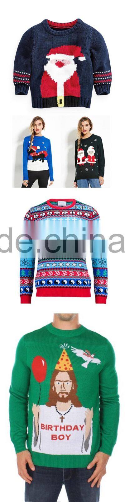 Latest Unisex Christmas Jumpers Ugly Christmas Cotton Sweaters Women
