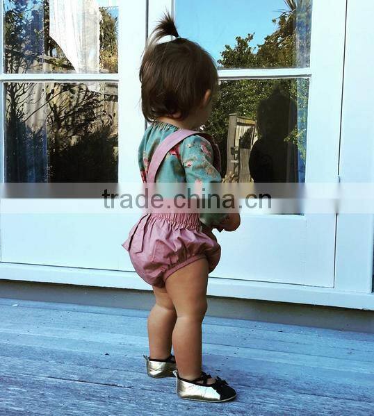 Boutique Kids Clothing Bodysuit Yellow Cotton Baby Romper Summer Wear