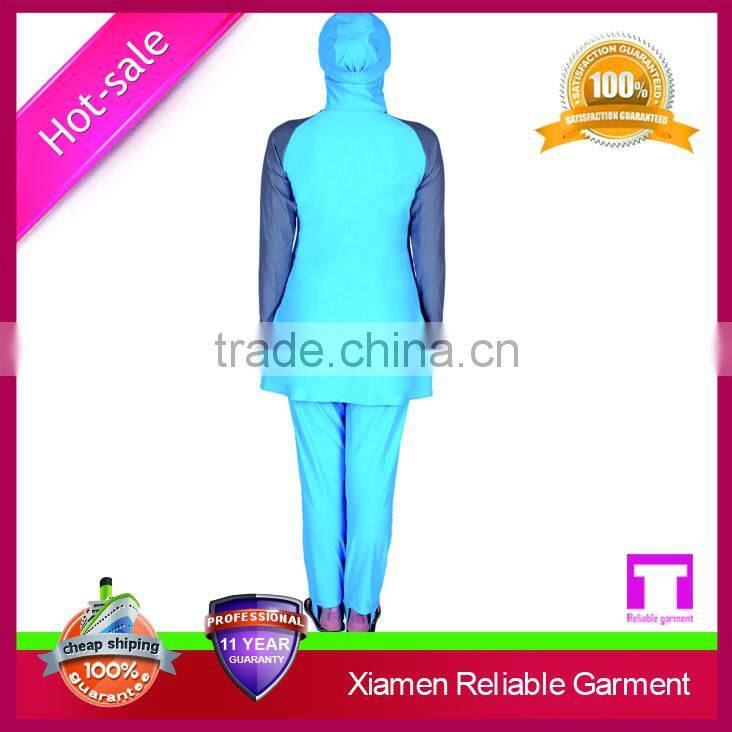 2015 wholesale custom muslim swimwear for woman