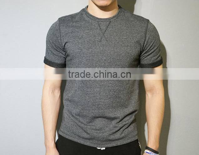 wholesales o-neck man's t-shirts simple design for sport