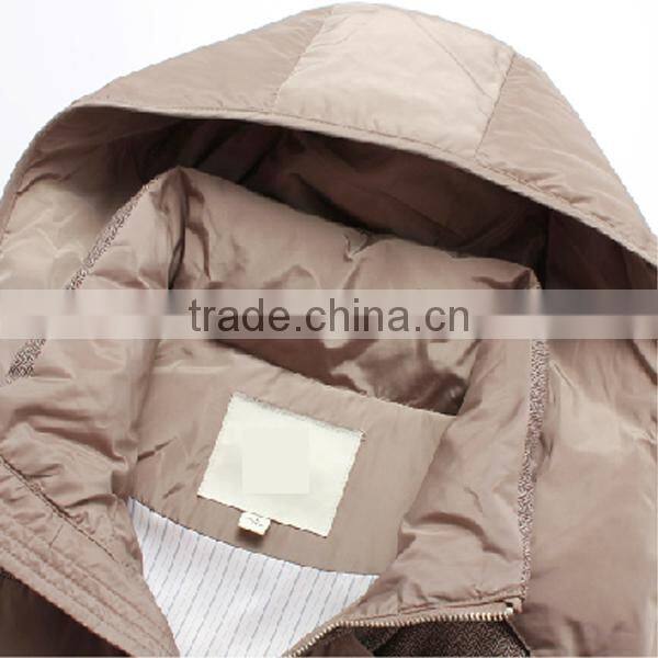 2015 OEM Service Man Warm Short Down Coat With Hoody