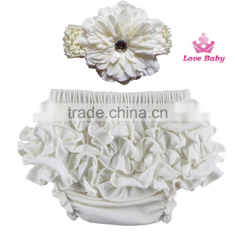 Comfort Toddler Girls Lace Ruffle Shorts Pant 6-18M Bloomers Nappy Cover Tutu Shorts Bottoms LBS5052502