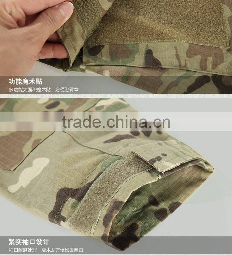 Outdoor Military Uniforms A-TACS FG Camouflage Clothing Multi color Frog Battle Suit Tactical Suit