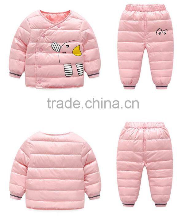 hot sale custom high quality latest baby boys and girls winter clothing sets