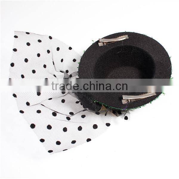 Fashion and Cut Shape Ladies Party Hat Hair Clips Design