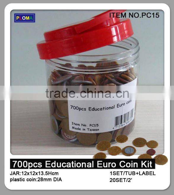 EUR money bill education math toy for class
