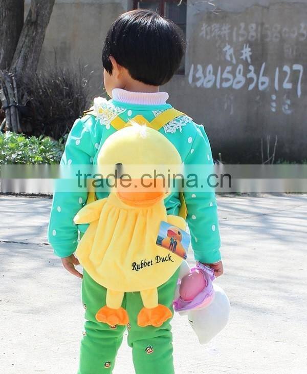 Funny colorized plush bag for kids/kids plush handbag