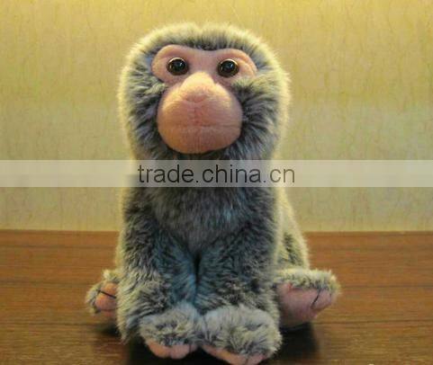 Soft material long plush monkey toy custom monkey plush toys