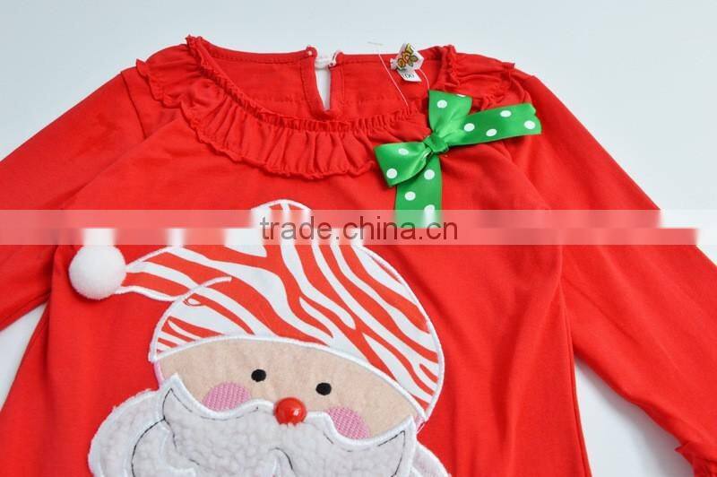 Snowman christmas outfits autumn sets ruffle raglan new design photo