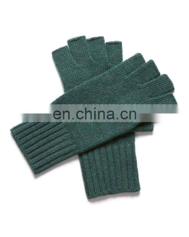 fashional design hot popular sell well knit acrylic mitten
