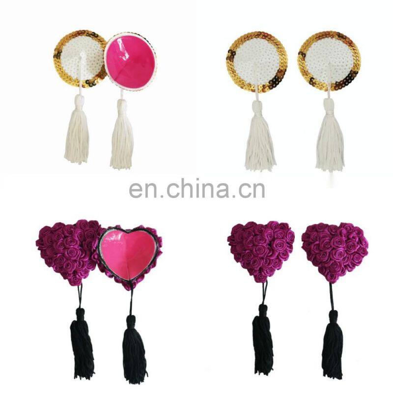 Women heart shape nipple cover